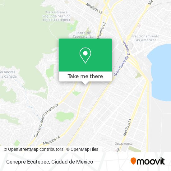 Cenepre Ecatepec map