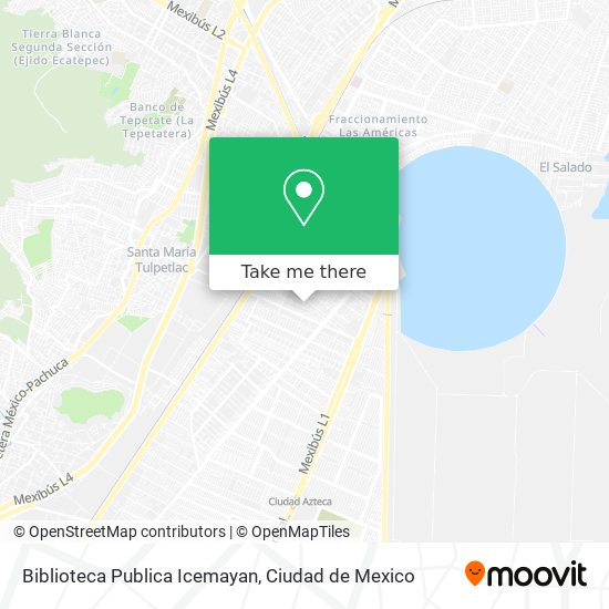 Biblioteca Publica Icemayan map