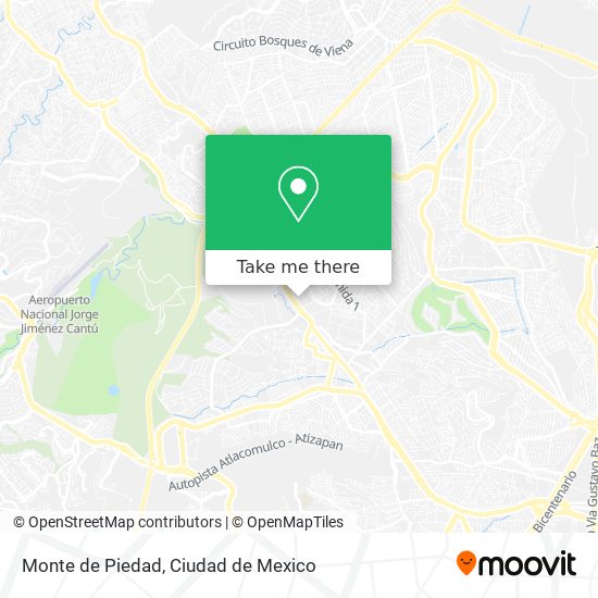 Monte de Piedad map