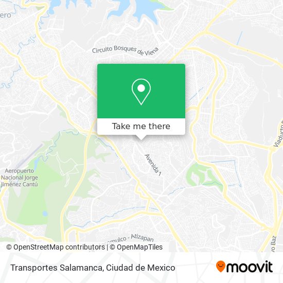 Transportes Salamanca map