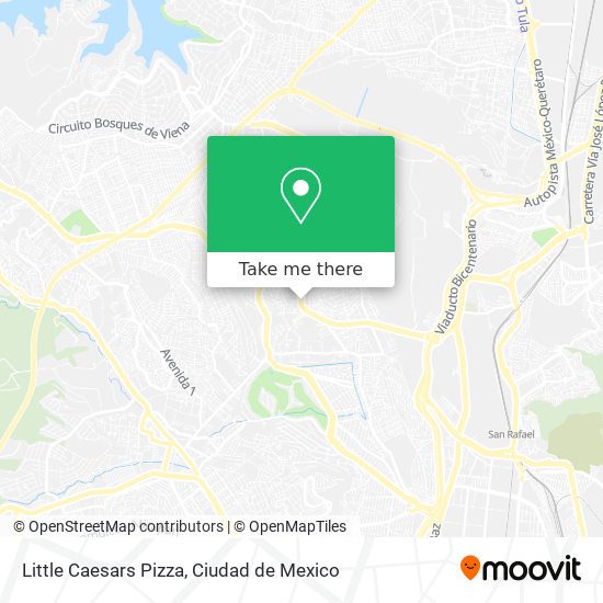 Mapa de Little Caesars Pizza