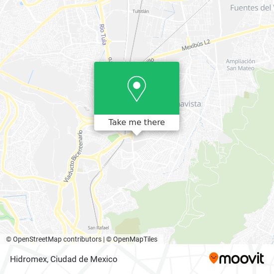 Mapa de Hidromex