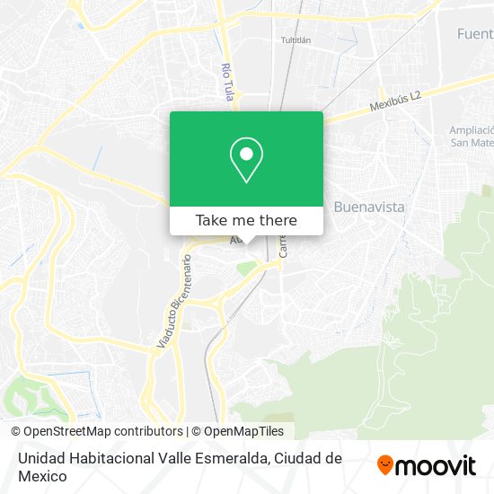 Unidad Habitacional Valle Esmeralda map