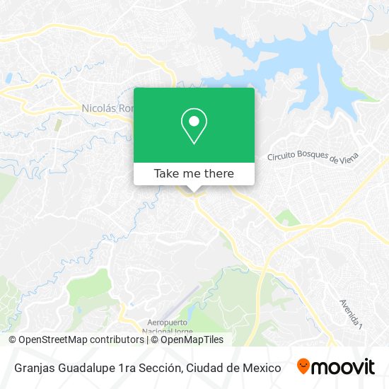 Granjas Guadalupe 1ra Sección map