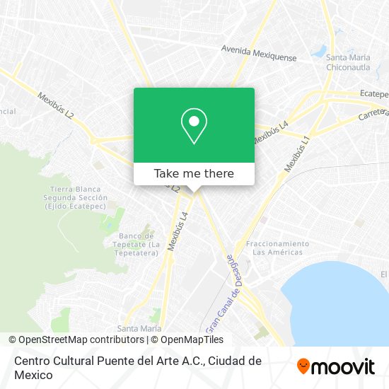 Centro Cultural Puente del Arte A.C. map