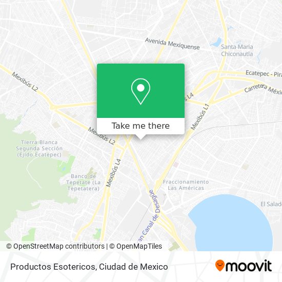 Productos Esotericos map