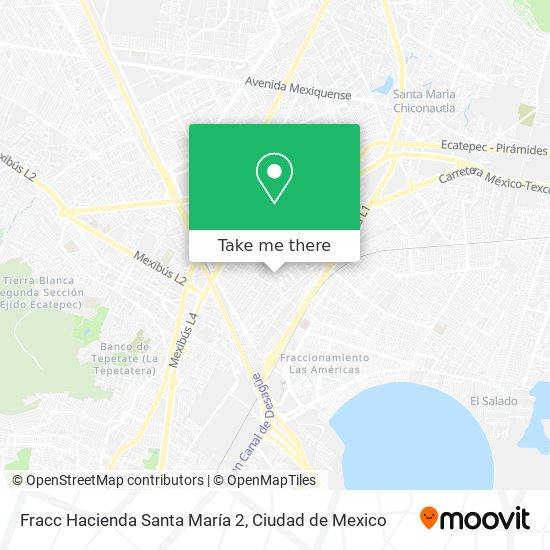 Mapa de Fracc Hacienda Santa María 2