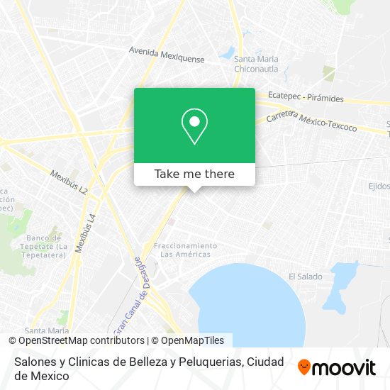 Salones y Clinicas de Belleza y Peluquerias map