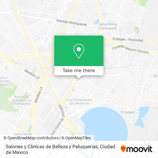 Mapa de Salones y Clinicas de Belleza y Peluquerias