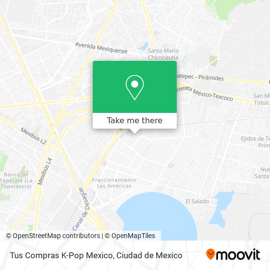 Tus Compras K-Pop Mexico map