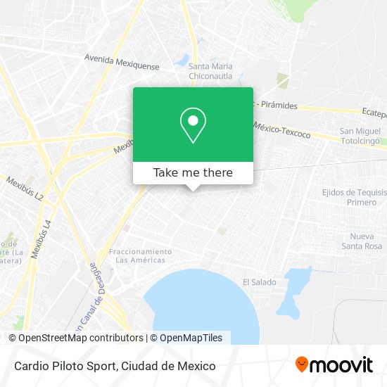 Cardio Piloto Sport map