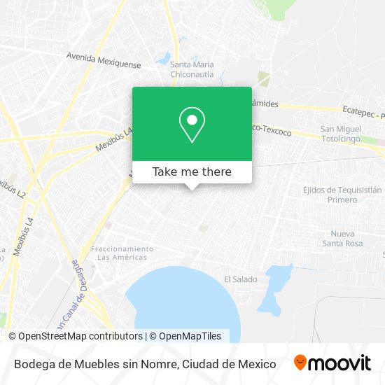 Bodega de Muebles sin Nomre map