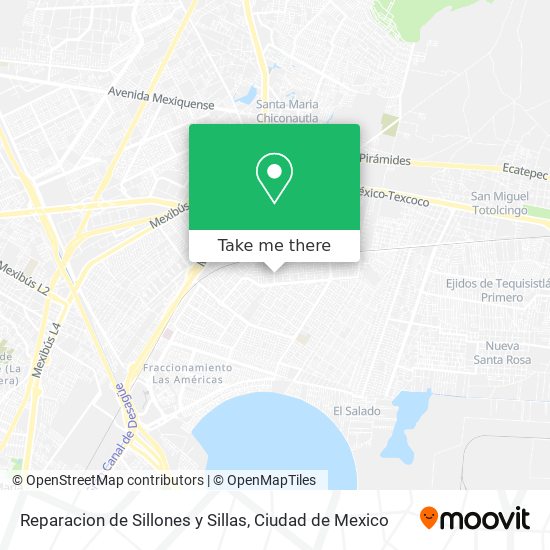 Mapa de Reparacion de Sillones y Sillas