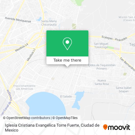 Mapa de Iglesia Cristiana Evangélica Torre Fuerte
