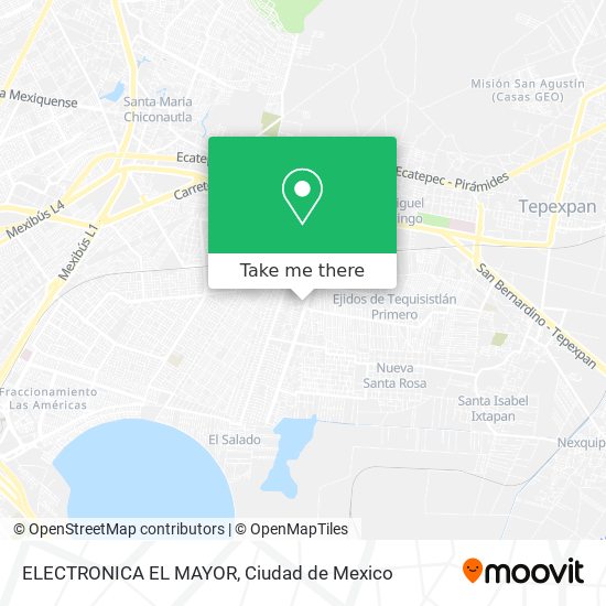 ELECTRONICA EL MAYOR map