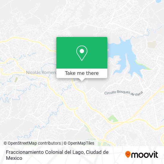 Fraccionamiento Colonial del Lago map