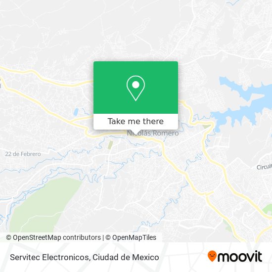 Mapa de Servitec Electronicos