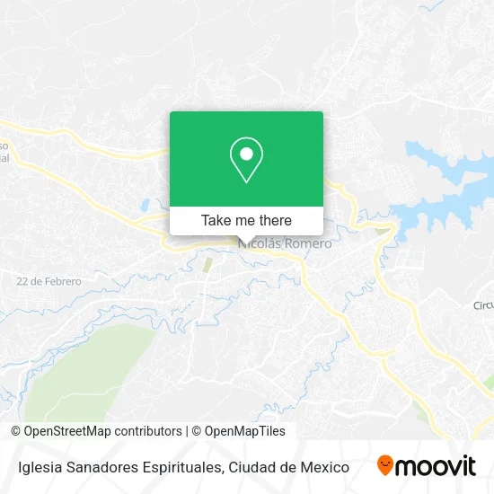Mapa de Iglesia Sanadores Espirituales