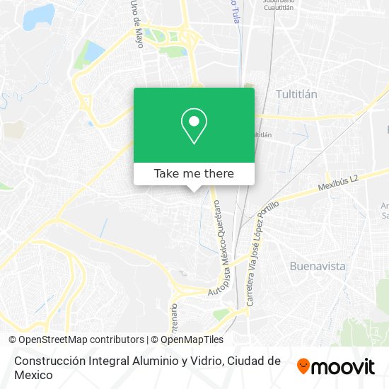 Mapa de Construcción Integral Aluminio y Vidrio