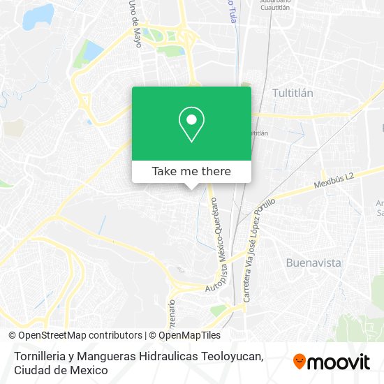 Tornilleria y Mangueras Hidraulicas Teoloyucan map