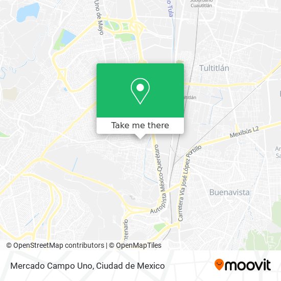 Mercado Campo Uno map
