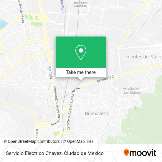 Servicio Electrico Chavez map