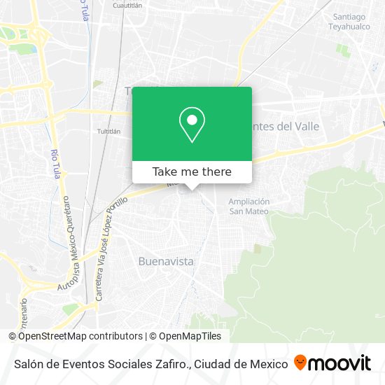 Salón de Eventos Sociales Zafiro. map