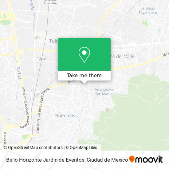 Bello Horizonte Jardin de Eventos map