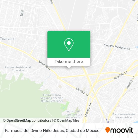 Farmacia del Divino Niño Jesus map