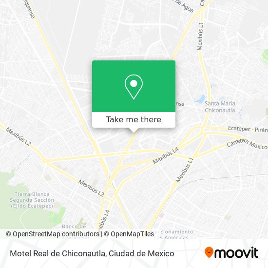 Mapa de Motel Real de Chiconautla