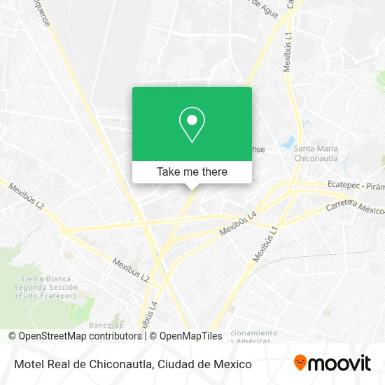 Motel Real de Chiconautla map