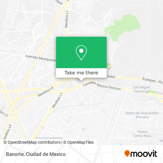 Mapa de Banorte