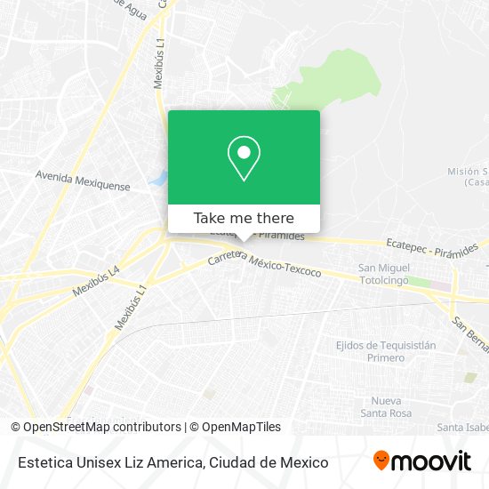 How to get to Estetica Unisex Liz America in Tecámac by Bus?