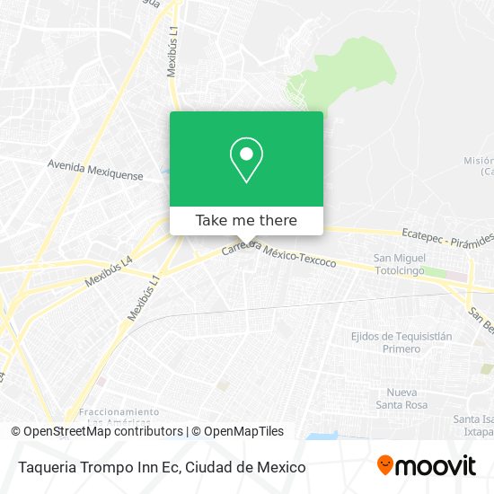 Mapa de Taqueria Trompo Inn Ec