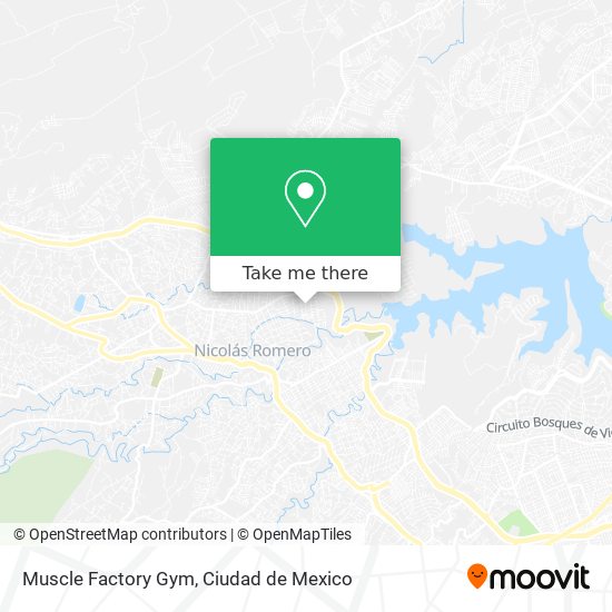 Muscle Factory Gym map