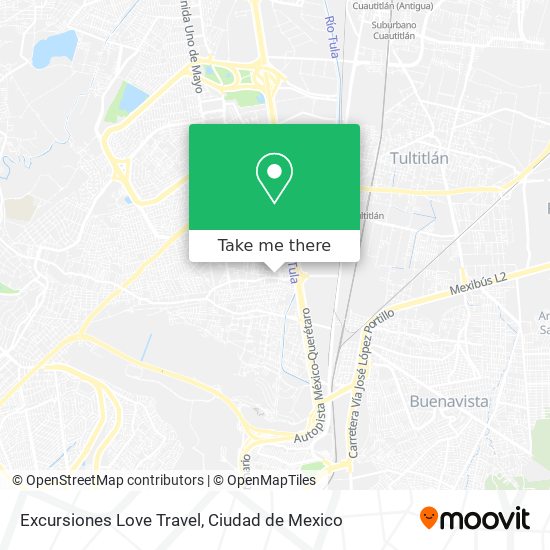 Mapa de Excursiones Love Travel