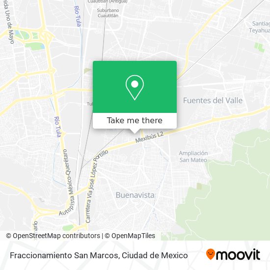 Mapa de Fraccionamiento San Marcos