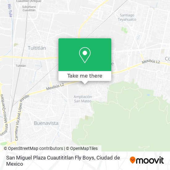 San Miguel Plaza Cuautititlan Fly Boys map