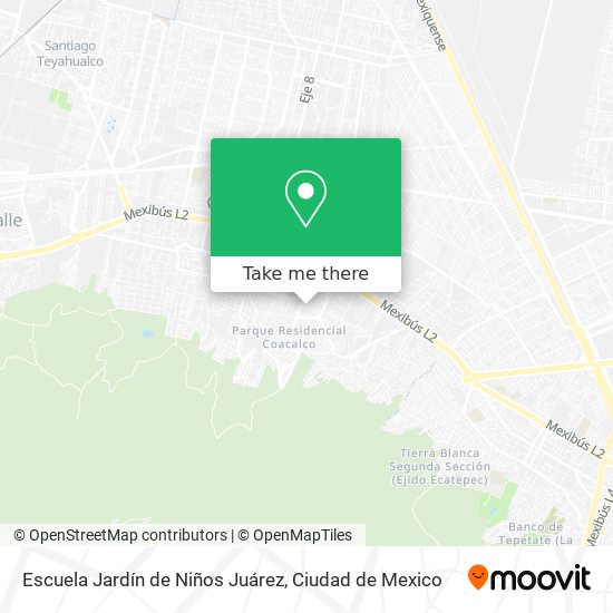 Escuela Jardín de Niños Juárez map