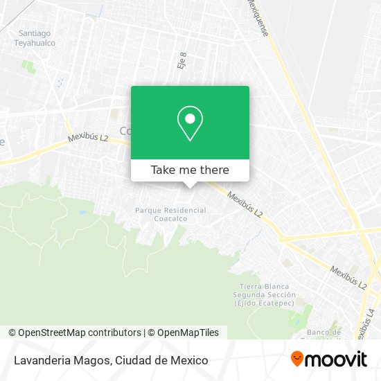 Lavanderia Magos map