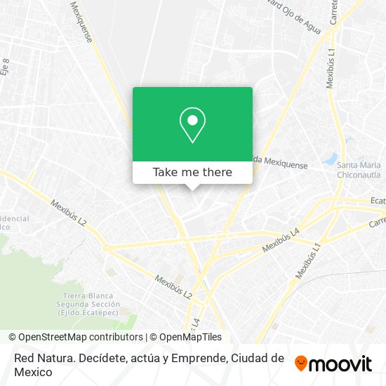 Red Natura. Decídete, actúa y Emprende map