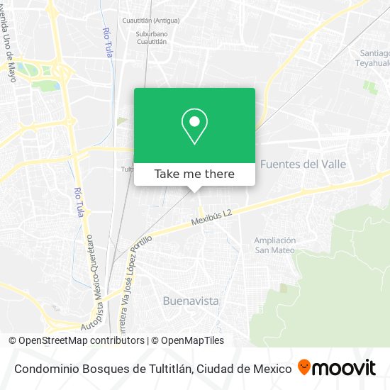 Condominio Bosques de Tultitlán map