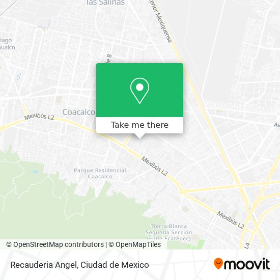 Recauderia Angel map