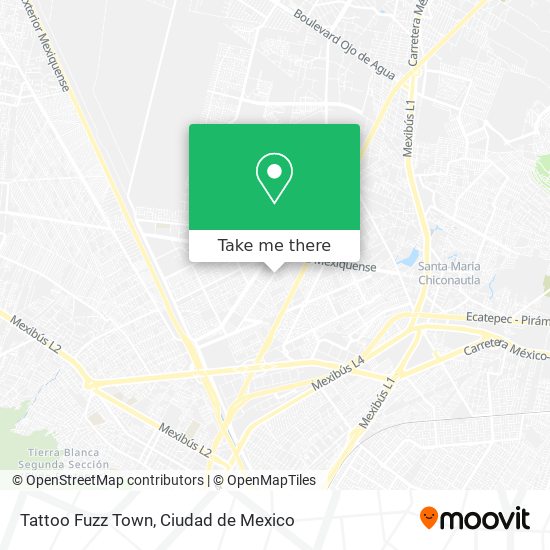 Tattoo Fuzz Town map