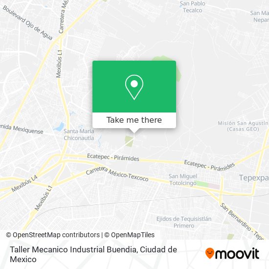 Mapa de Taller Mecanico Industrial Buendia
