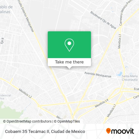 Mapa de Cobaem 35 Tecámac II