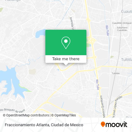 Mapa de Fraccionamiento Atlanta