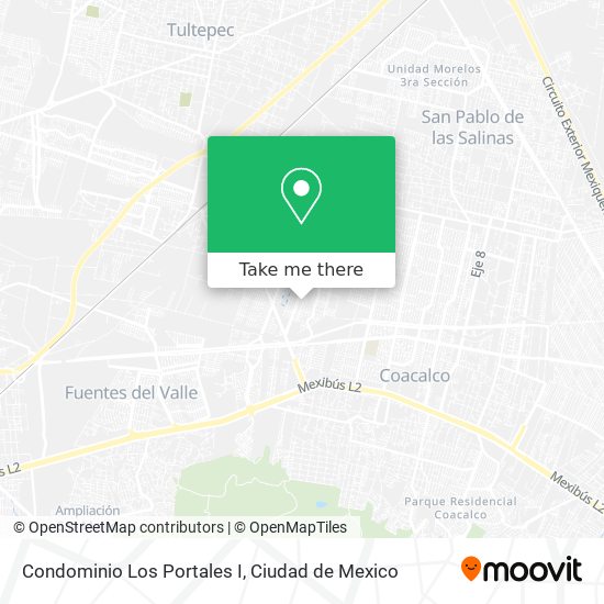 Mapa de Condominio Los Portales I