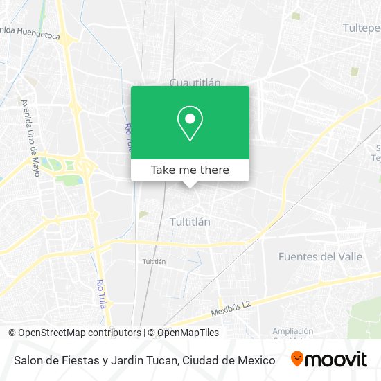 Salon de Fiestas y Jardin Tucan map