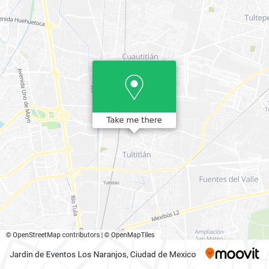 Jardin de Eventos Los Naranjos map
